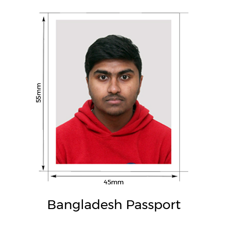 Bangladesh passport photo requirements